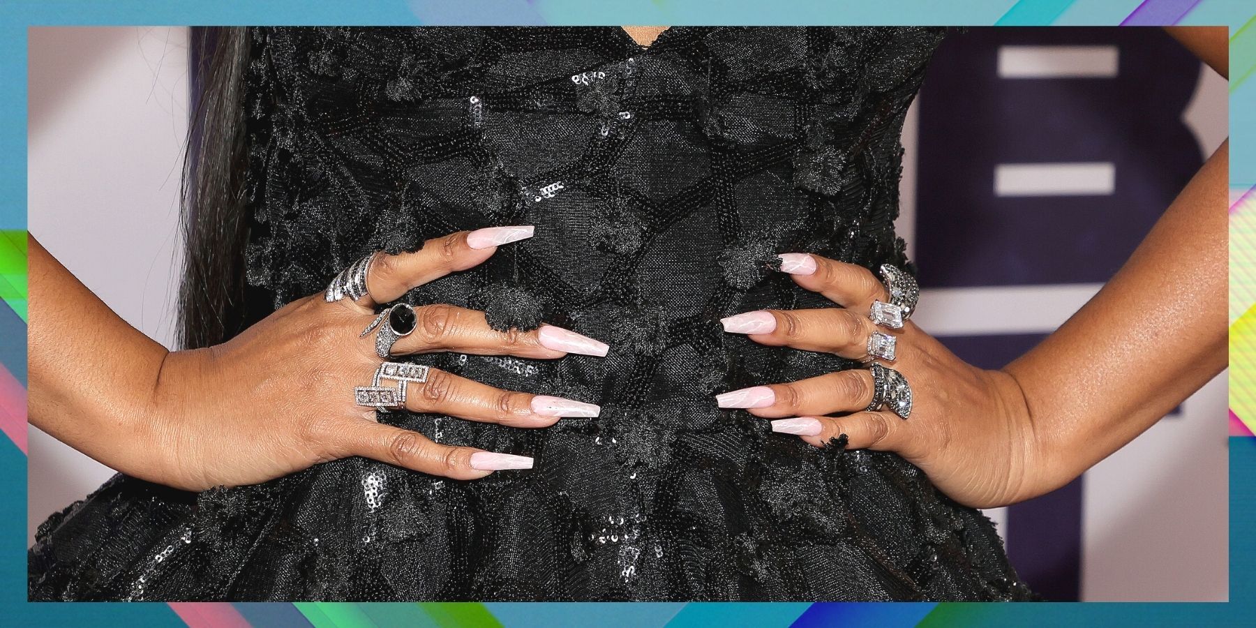 Ashanti, fashion detail, attends The “2021 Soul Train Awards” Presented By BET at The Apollo Theater on November 20, 2021 in New York City. 