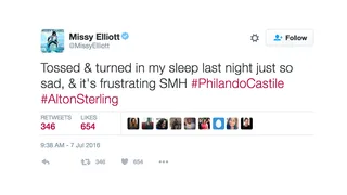 Missy Elliott - Real words from Missy.(Photo: Missy Elliott via Twitter)