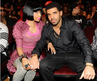 Young Money - Megastars collide in the audience at the 2011 BET awards at the Shrine Auditorium in California. (Photo: Frank Micelotta/PictureGroup)