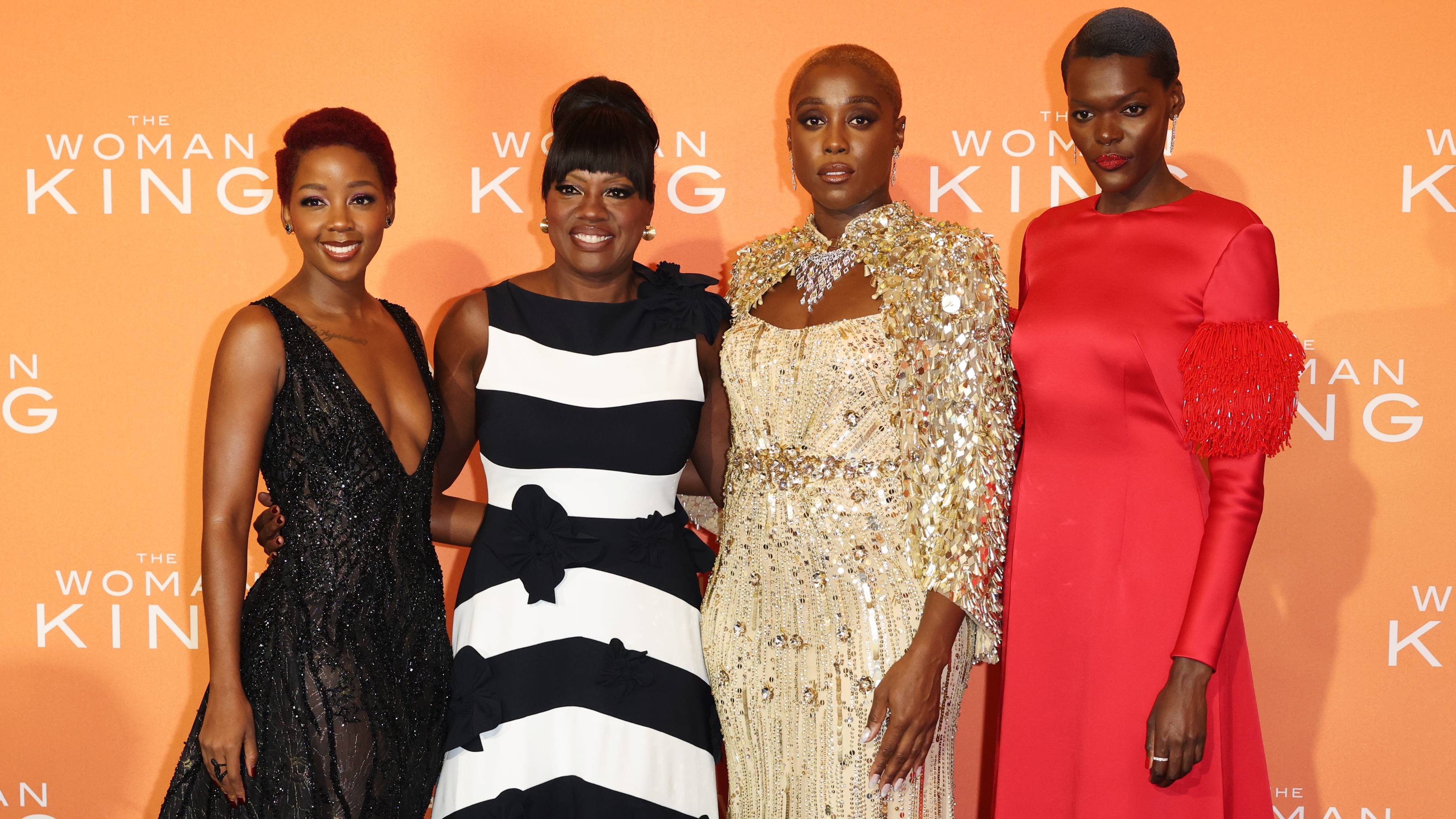 Thuso Mbedu, Viola Davis, Lashana Lynch and Sheila Atim