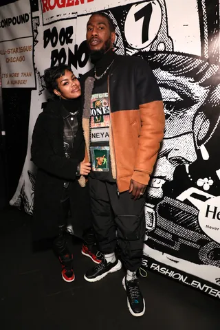 FEB 14: Teyana Taylor and Iman Shumpert&nbsp; - &nbsp;Teyana And Iman attends&nbsp;Compound x Roger Dubuis' NBA All-Star Dinner. (Photo by Robin Marchant/Getty Images for Roger Dubuis)