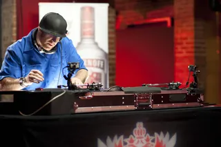 Let the deejaying begin. - This DJ is extremely focused as he tries his best to impress the judges.  (Photo: Moses Mitchell/BET)