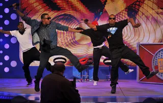 Doin' It - Hamilton Park dances on stage on set at 106 &amp; Park at BET studios. (Photo: Fernando Leon / BET/ PictureGroup)