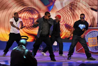 Breakin' It Down - Hamilton Park turns it out on the 106 &amp; Park stage. (Photo: Fernando Leon / BET/ PictureGroup)