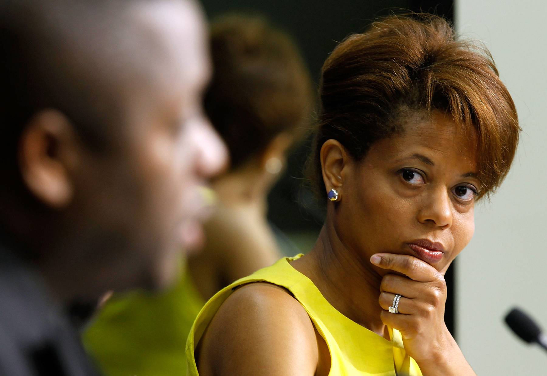 Melody Barnes - Melody Barnes, director of the White House Domestic Policy Council, is a key economic advisor to President Obama and has spearheaded education as an economic issue.(Photo: Alex Wong/Getty Images)