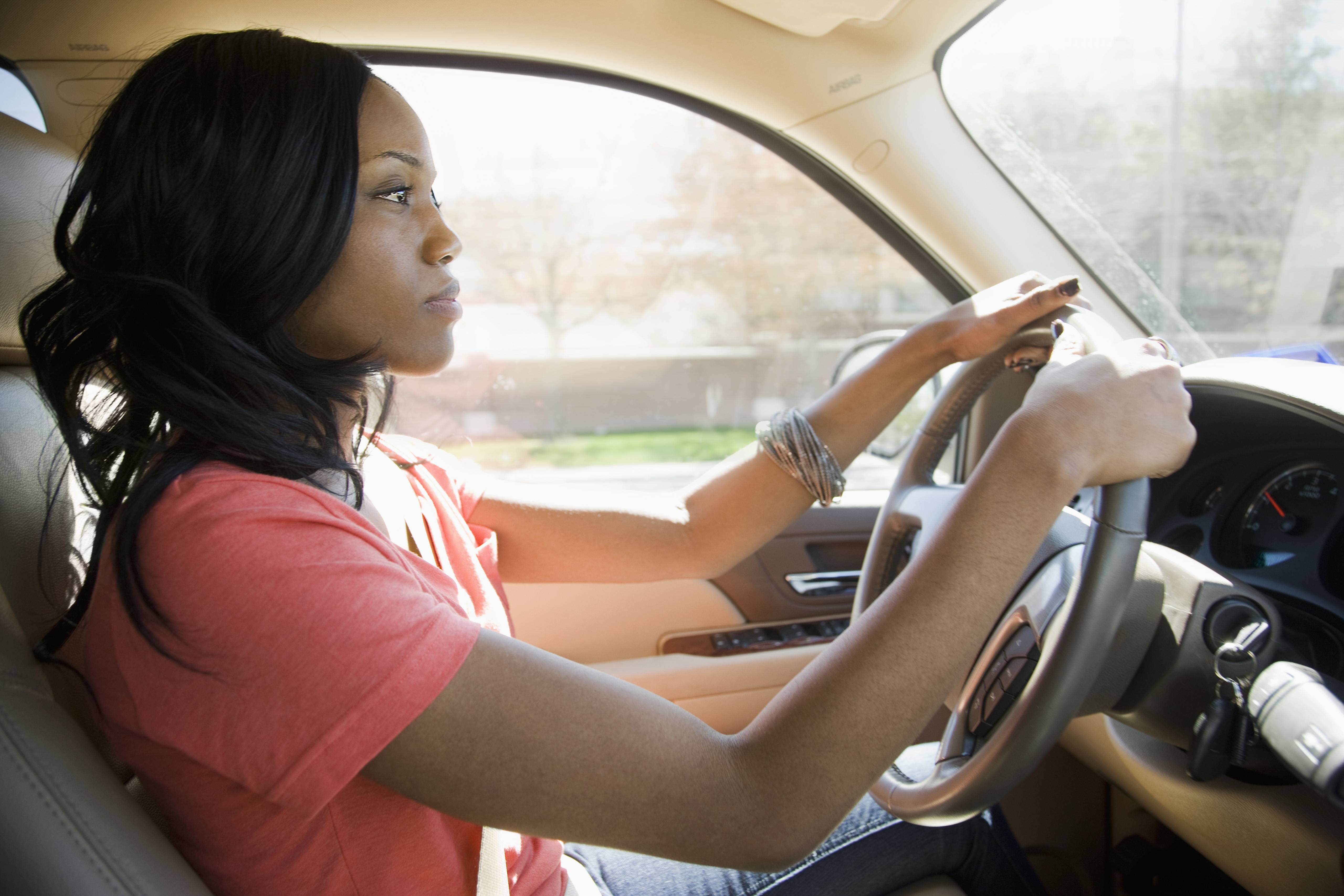 woman driving