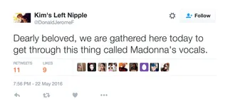 Ouch - That was uncalled for.(Photo: Kim's Left Nipple via Twitter)