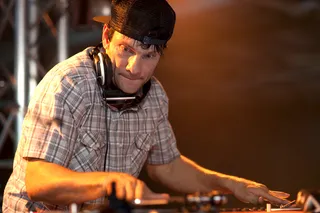 DJ P - The online fan favorite going in on the wheels.  (Photo: Moses Mitchell/BET)