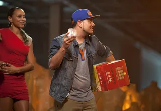 Scratch challenge winner - DJ Yonny takes the prize.  (Photo: Moses Mitchell/BET)