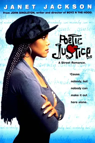 Poetic Justice (1993) - John Singleton's love story between a talented poet (Janet Jackson) and a mail clerk with musical ambitions (Tupac Shakur) opened at No. 1 despite screening on only half as many screens as the average widely released film.&nbsp;(Photo: Courtesy Columbia Pictures)