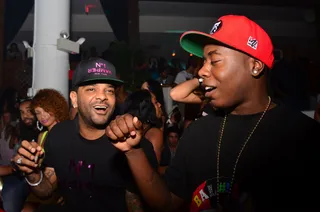 Vampire Life - Jim Capo hangs out all night and shares a hearty laugh with a friend while partying during Hennessy V.S. Takeover in Miami Beach for Memorial Day Weekend.(Photo: Rodney Stewart, Darryl Campbell, Arturo Perea, Jahrue)