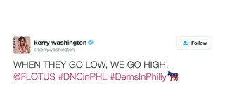 Kerry Washington - Possibly one of the best lines ever spoken.(Photo: Kerry Washington via Twitter)&nbsp;