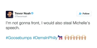 Trevor Noah - It was that amazing.(Photo: Trevor Noah via Twitter)&nbsp;