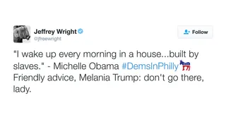 Jeffrey Wright - A word to the wise.(Photo: Jeffrey Wright via Twitter)&nbsp;