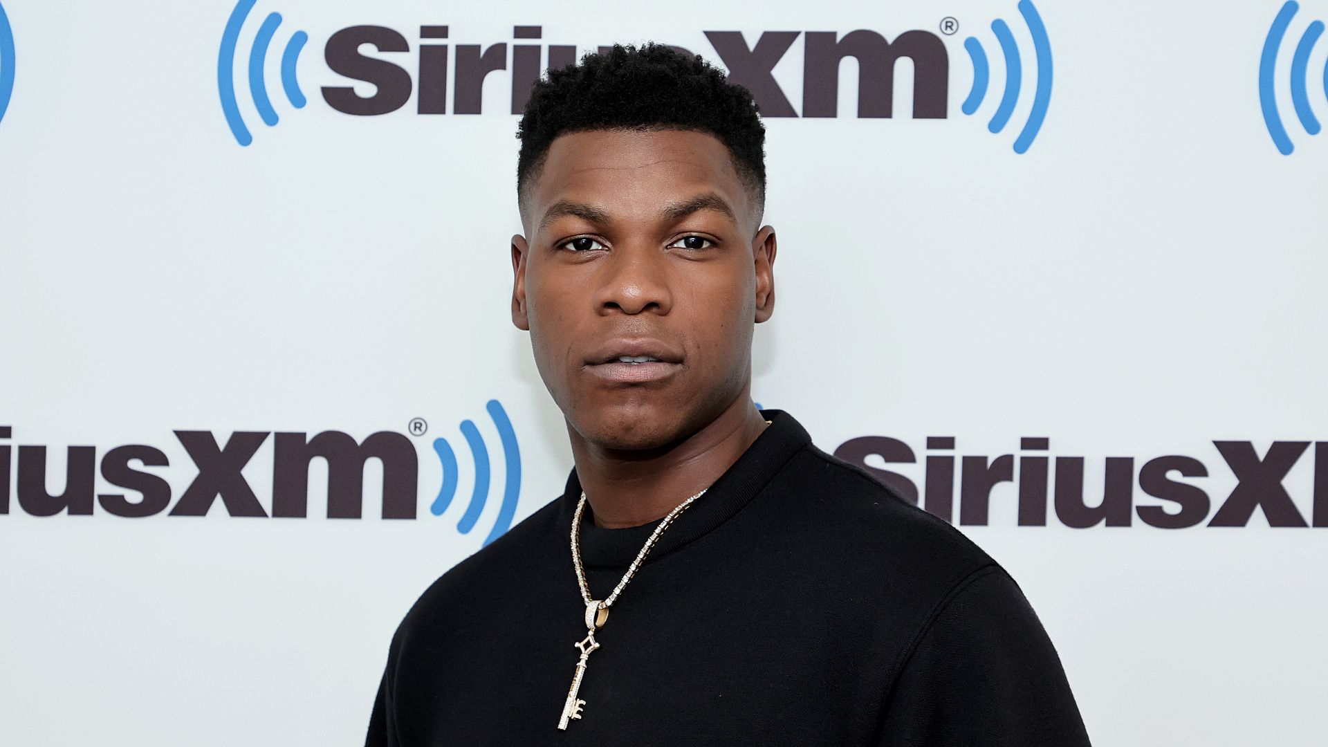 John Boyega visits SiriusXM at SiriusXM Studio on August 17, 2022 in New York City. 
