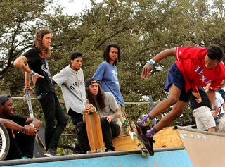 Odd Future - The Odd Future team&nbsp;hanging out&nbsp;in Austin Texas during the Fun Fun Fun&nbsp;Fest. (Photo: Candice Lawler / BET)