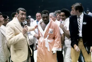 In the Spotlight\r - Frazier's ascent into boxing super-stardom captured the attention of the world.&nbsp; (Photo: Focus on Sport/Getty Images)