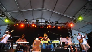 Signature Sound - Robert was trained on the pedal steel guitarist in the House of God Church. The pedal steel guitar became a prominent instrument for Robert Randolph and the Family Band’s sound.(Photo: Jeff Gentner/Getty Images)