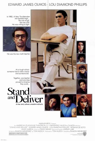 Stand and Deliver - In Stand and Deliver, Edward James Olmos plays a math teacher who motivates and educates Latino students in East Los Angeles. (Photo: Warner Bros. Pictures)