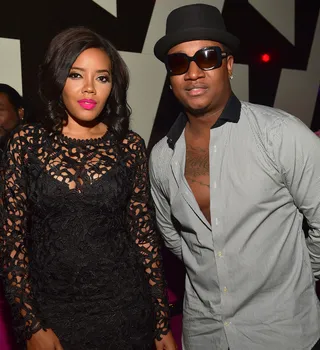Yung and Beautiful - Angela Simmons and Yung Joc turn up for a friend's birthday at the Gold Room in Atlanta.   (Photo: Prince Williams/WireImage)