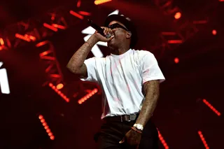 YG Went 'Brazy' - YG made a guest appearance during the Collegrove performance and represented for his home city "Bompton."(Photo: Alberto Rodriguez/BET/Getty Images for BET)&nbsp;