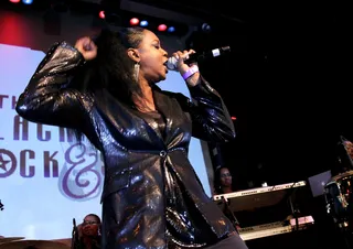 Rah Digga - Femcee Rah Digga started off with Jersey group The Outlawz before joing Busta Rhyme’s Flipmode squad.&nbsp; &nbsp; (Photo: Steve Mack/WireImage)