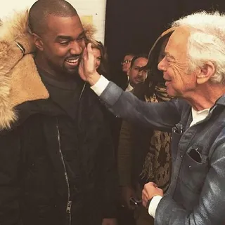 Hot 97 @hot97 - Kanye West gets the seal of approval from Ralph Lauren himself. Guess he's a Yeezus fan!(Photo: Hot 97 via Instagram)