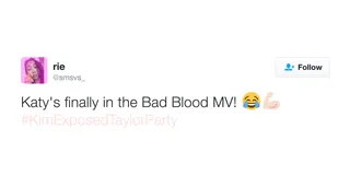 On Another Note - We wonder what Katy's thinking right now.(Photo: Rie via Twitter)&nbsp;