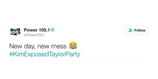 So Messy - Just a different day.(Photo: Power 105.1 via Twitter)&nbsp;