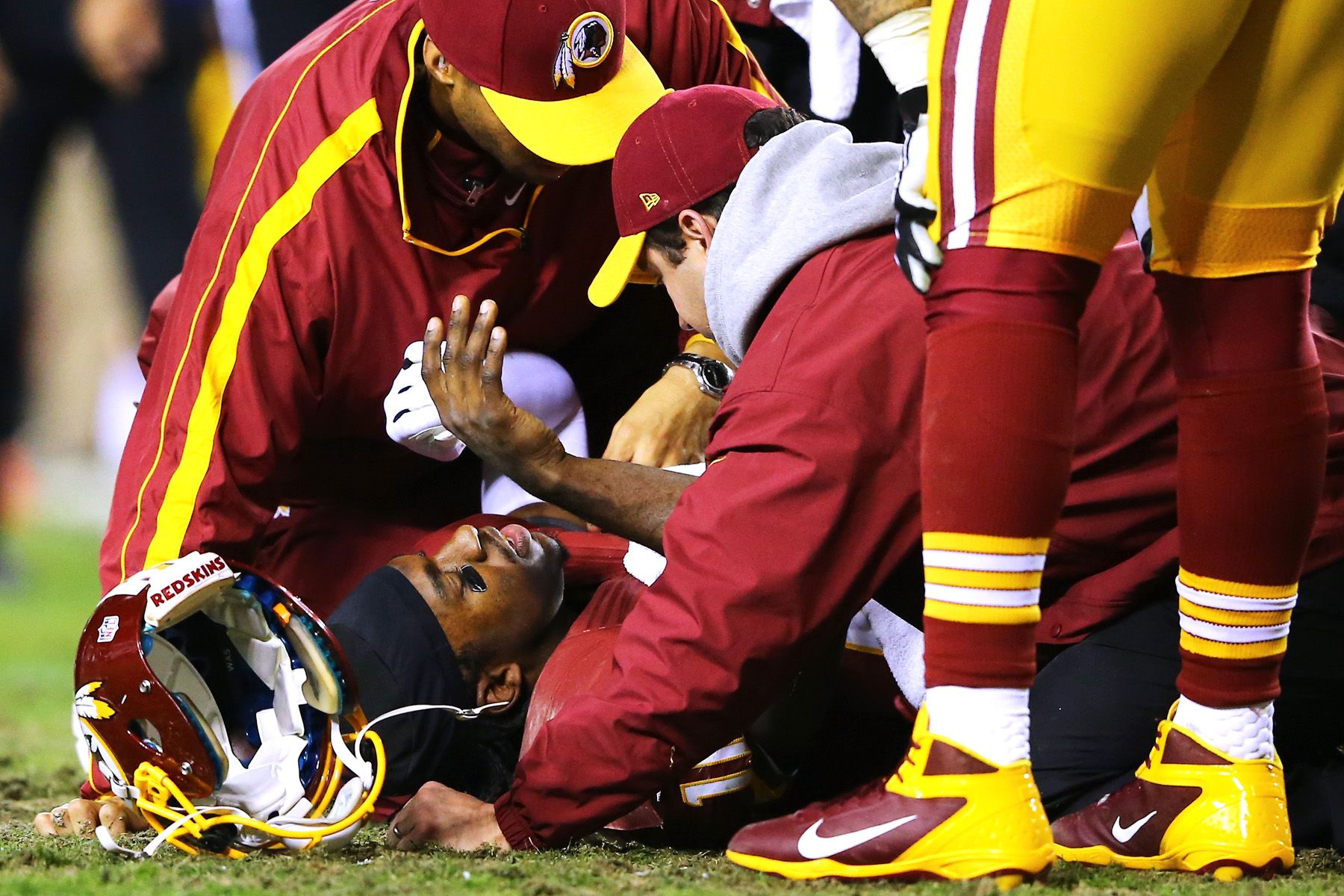 RGIII's Tough Night - Image 1 from Sports Rewind: RGIII Has Partially ...