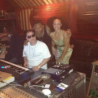 Maino @mainohustlehard - Maino is making &quot;magic&quot; in the studio with vocalist Elle Varner and mega-producer Scott Storch.(Photo: Instagram via mainohustlehard)