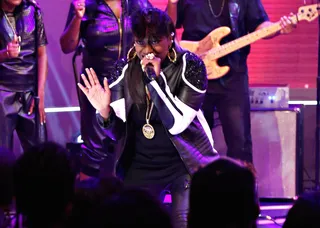 Slick Missy - Missy Elliott hits the rhymes while on 106 with Fantasia.&nbsp;(Photo by Cindy Ord/BET/Getty Images for BET)