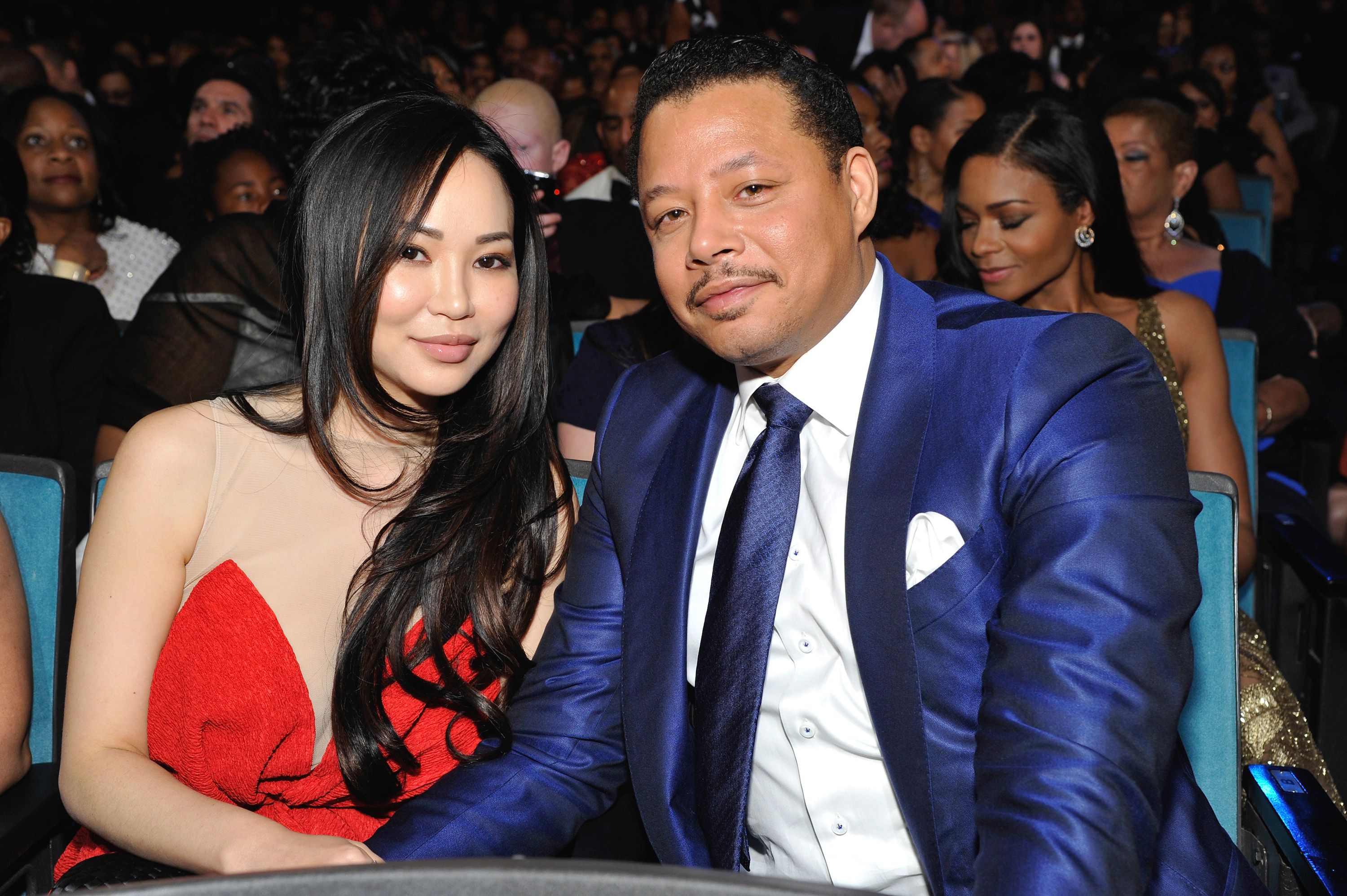 Terrence Howard and Mira Pak