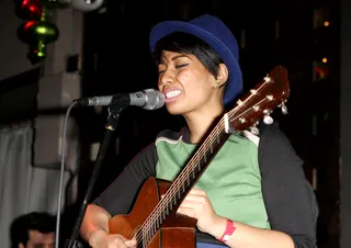 The Acoustic Songbird - Although she's a R&amp;B upstart Jennah Bell serenaded&nbsp;BET Music Matters 'Best of 2012 Holiday Showcase like veteran songtress.&nbsp;(Photo: Derrick Salters/WENN.com)