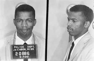 Good Trouble - Lewis was arrested in Jackson, Mississippi for using a restroom reserved for 'white' people during the Freedom Ride demonstration against racial segregation in 1961.