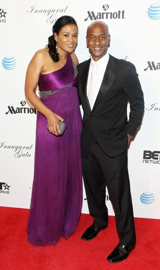 Beverly Bond and President of Music Programming and Specials at BET Networks Stephen Hill  - (Photo: Bennett Raglin/Getty Images for BET)