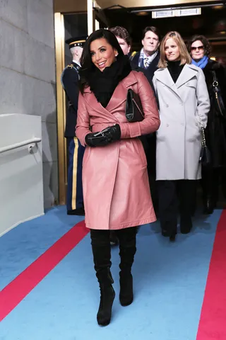 Eva Longoria - Actress Eva Longoria attended the presidential inauguration. (Photo: McNamee/Getty Images)