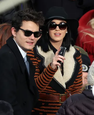 John Mayer and Katy Perry - Musicians John Mayer and Katy Perry attended festivities. (Photo: Alex Wong/Getty Images)