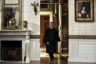 U.S. Supreme Court Chief Justice John Roberts Jr. - U.S. Supreme Court Chief Justice John Roberts Jr. administered the oath of office to Obama. (Photo: Brendan Smialowski-Pool/Getty Images)