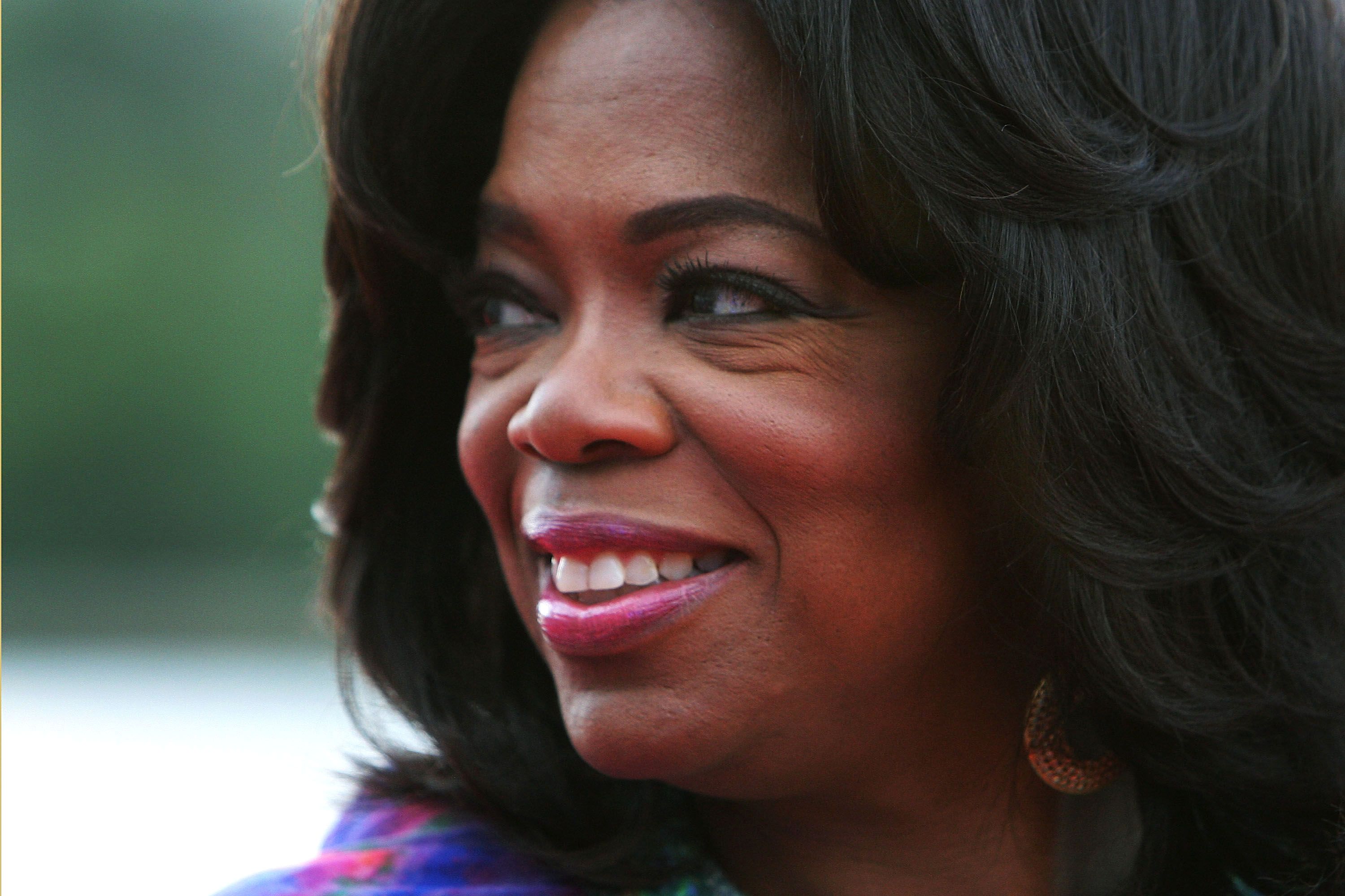 Oprah on 25 Seasons of “The Oprah Winfrey Show” - "Every day that I stood here, I knew that this was exactly where I was supposed to be.”&nbsp;(Photo credit: Lisa Maree Williams/Getty Images)