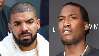 Meek Mill&nbsp;has a serious threat for&nbsp;Drake&nbsp;during a recent performance: - &quot;When I see them n****s, I might give them n****s a f****n' wedgie, f****n' suckas.&quot;(Photos from left: Julian Finney/Getty Images, Jason Merritt/Getty Images for Tidal/Roc Nation)