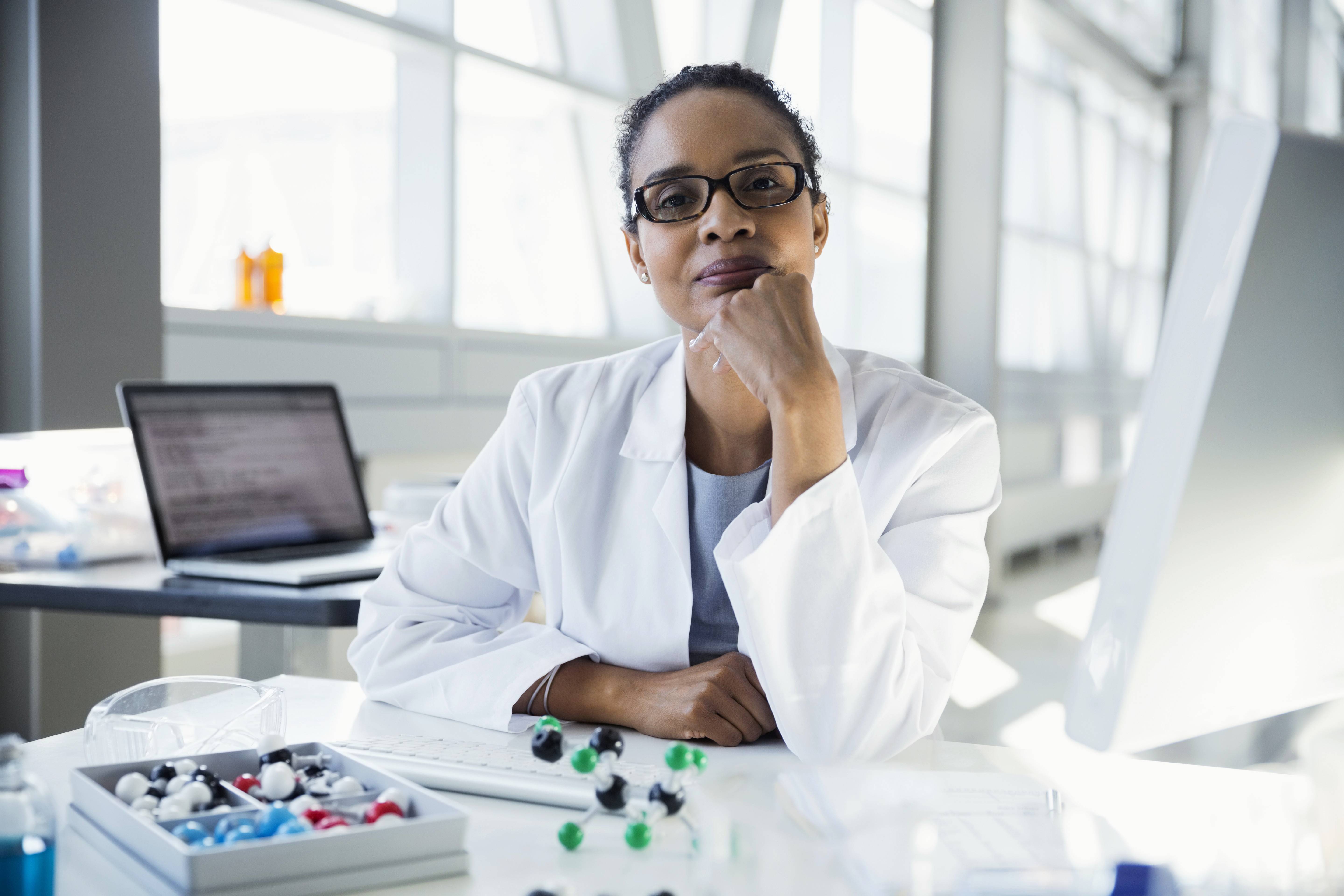 female scientist