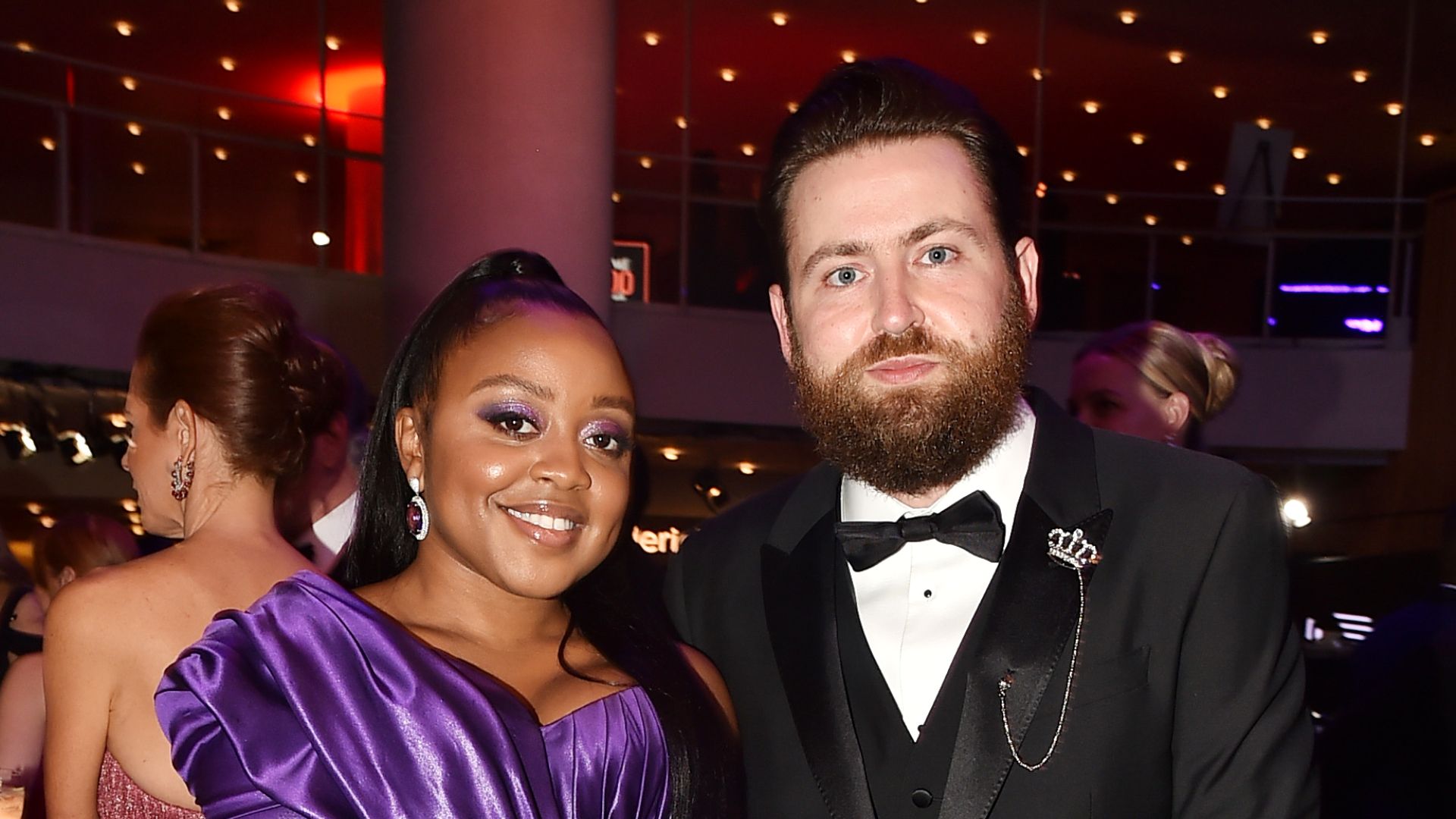 Quinta Brunson and Kevin Jay Anik attend the 2022 TIME100 Gala at Jazz at Lincoln Center on June 08, 2022 in New York City. 