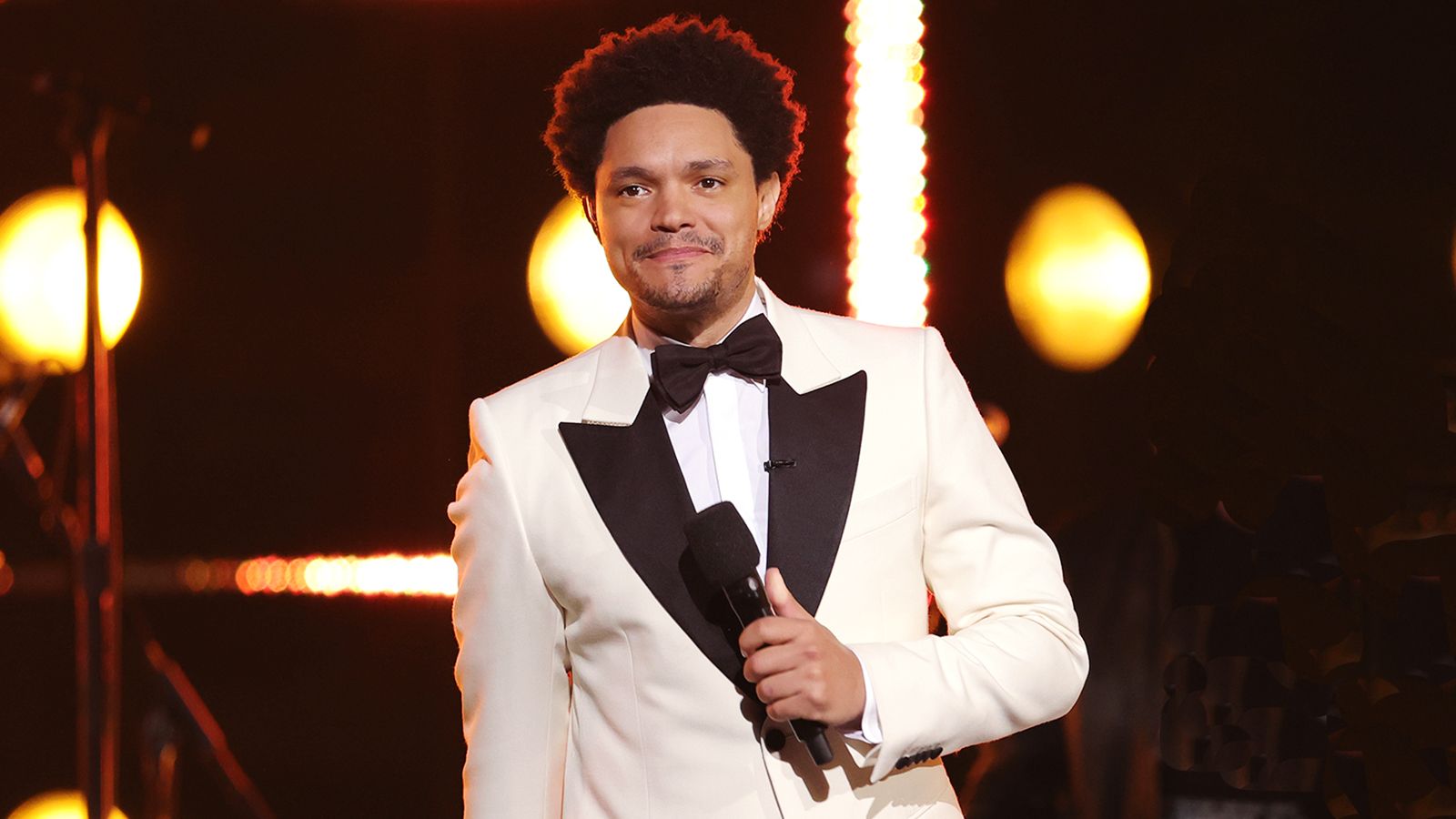 Trevor Noah speaks onstage