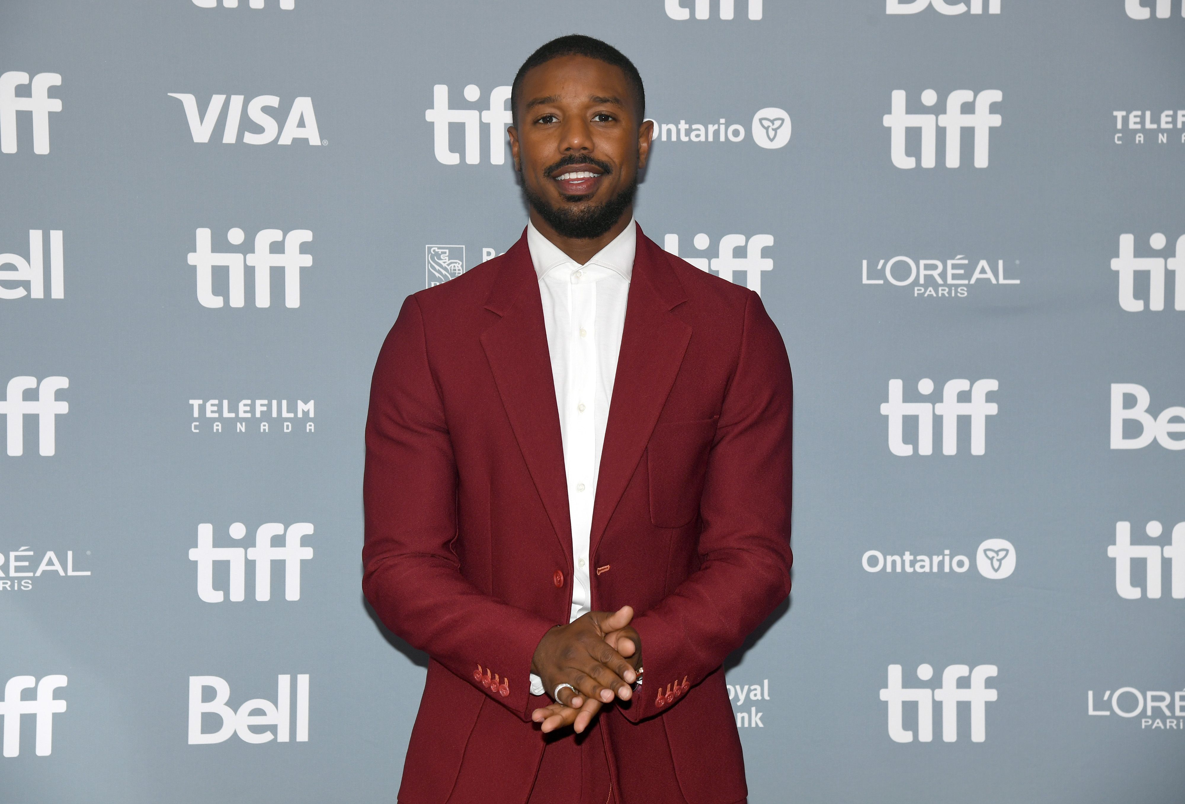TORONTO, ONTARIO - SEPTEMBER 07: Michael B. Jordan attends the "Just Mercy" press conference during the 2019 Toronto International Film Festival at TIFF Bell Lightbox on September 07, 2019 in Toronto, Canada. (Photo by Kevin Winter/Getty Images)