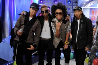 Fantastic Four - Mindless Behavior get ready to set BET's 106 &amp; Park on fire!(Photo: John Ricard/BET)