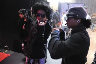 Total Rockstars - Mindless Behavior ready to rock at BET's 106 and Park (Photo: John Ricard/BET)