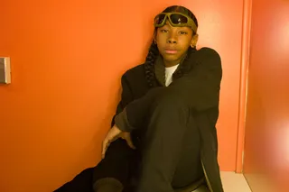 It's All About Ray Ray\r - Ray Ray of Mindless Behavior hanging out backstage at BET's 106 and Park (Photo: John Ricard/BET)