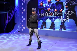 Let's Go - Mindless Behavior mania on set at BET's 106 and Park (Photo: John Ricard/BET)