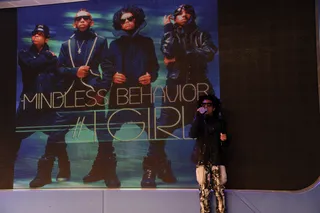 Where's My Mic - Princeton of Mindless Behavior getting ready to hit the stage for soundcheck at BET's 106 and Park (Photo: John Ricard/BET)